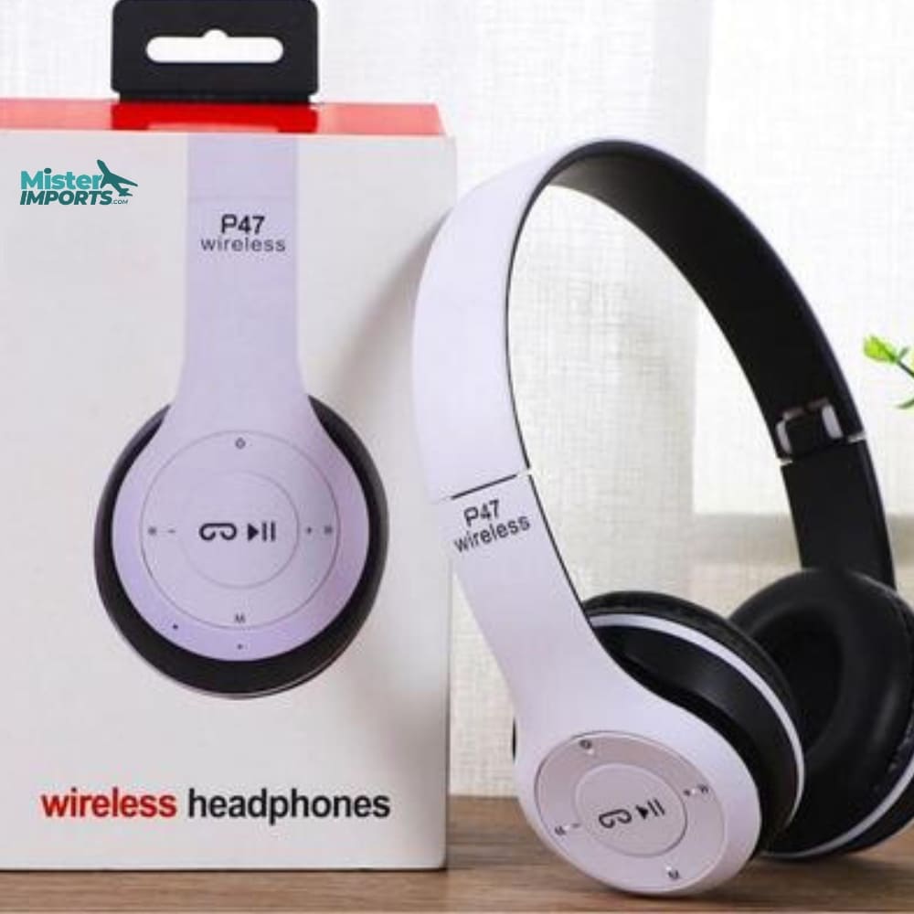 Fones de Ouvido Bluetooth Dobráveis - P47