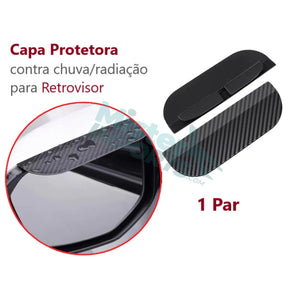 Capa Protetora Espelho Retrovisor De Fibra De Carbono - Mister Mirror™ ( PROMOÇÃO DE VERÃO )