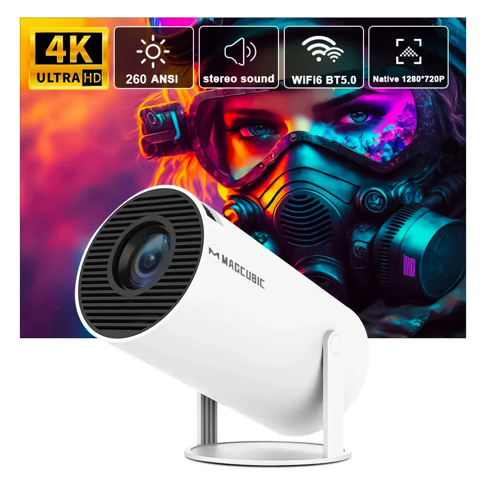 Projetor Portátil Cinemax 4K 150 POLEGADAS