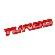 Adesivo para carro Turbo 3D