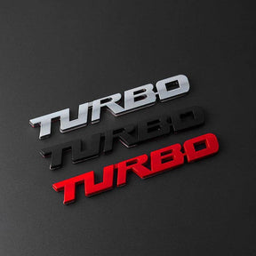 Adesivo para carro Turbo 3D