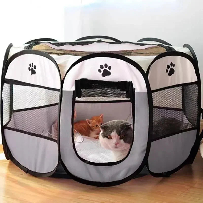 Casinha Portátil Dobrável para Gatos - FlexFold